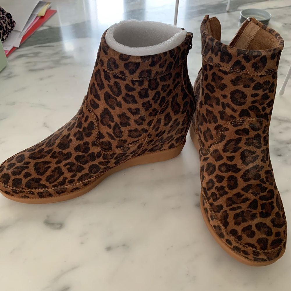 Shoe The Bear - Emmy Suede Leopard Booties